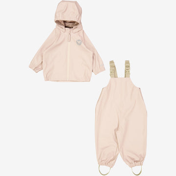 Wheat Outerwear Regnsæt Charlie m. Seler | Baby Rainwear 1356 pale lilac