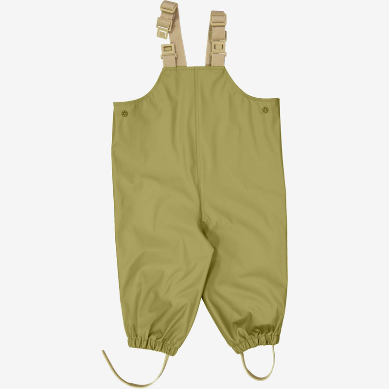 Wheat Outerwear Regnsæt Charlie m. Seler | Baby Rainwear 4121 heather green