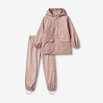Wheat Outerwear Regnsæt Ola u. Seler Set 2598 powder flower meadow