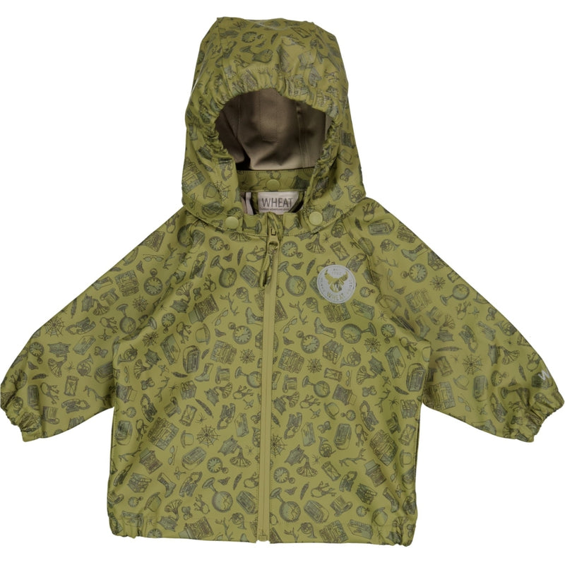 Wheat Outerwear Regntøj Charlie m. Seler Rainwear 4216 olive storage