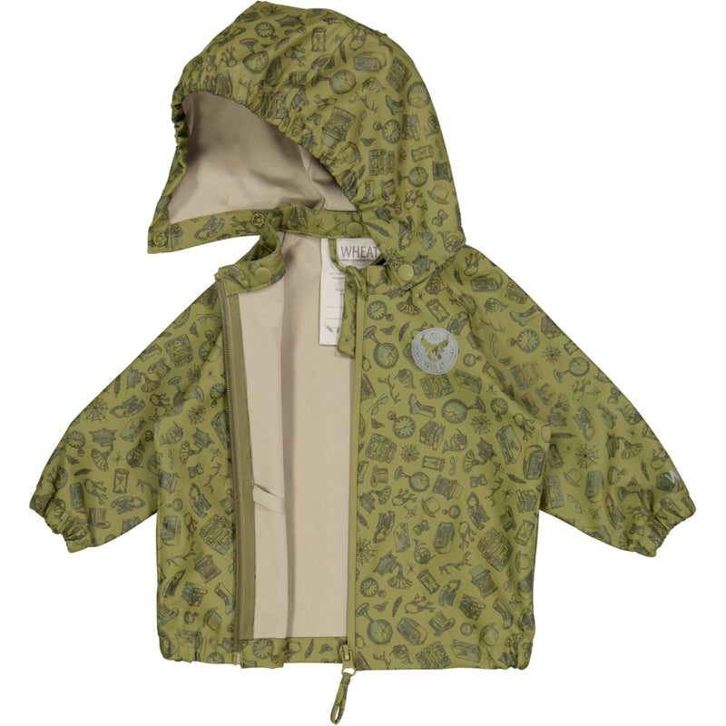 Wheat Outerwear Regntøj Charlie m. Seler Rainwear 4216 olive storage