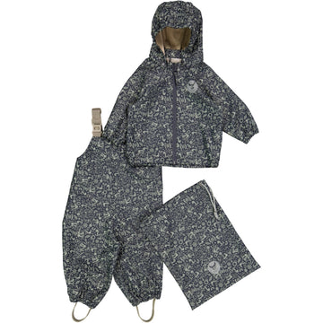 Wheat Outerwear Regntøj Charlie m. seler Rainwear 1069 ink maritime