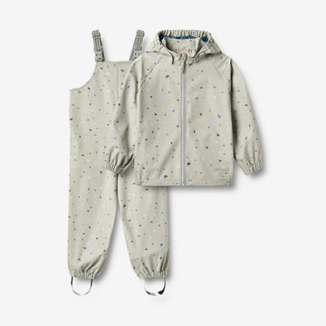 Wheat Outerwear Regntøjssæt Charlie Set 9602 light flint letters