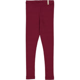 Wheat Main Rib Leggings Leggings 2390 red plum