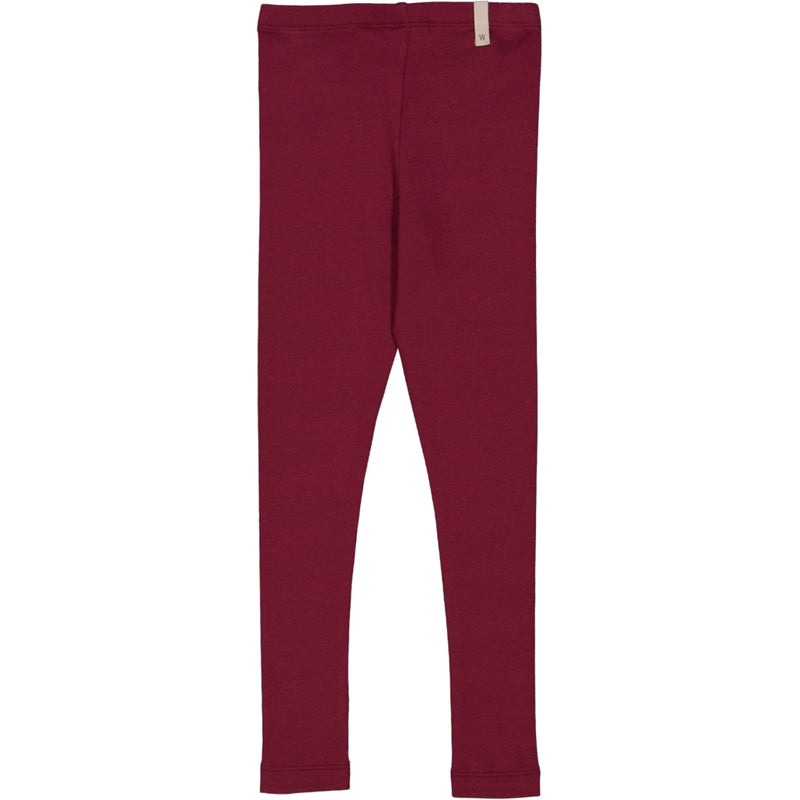 Wheat Main Rib Leggings Leggings 2390 red plum