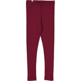 Wheat Main Rib Leggings Leggings 2390 red plum