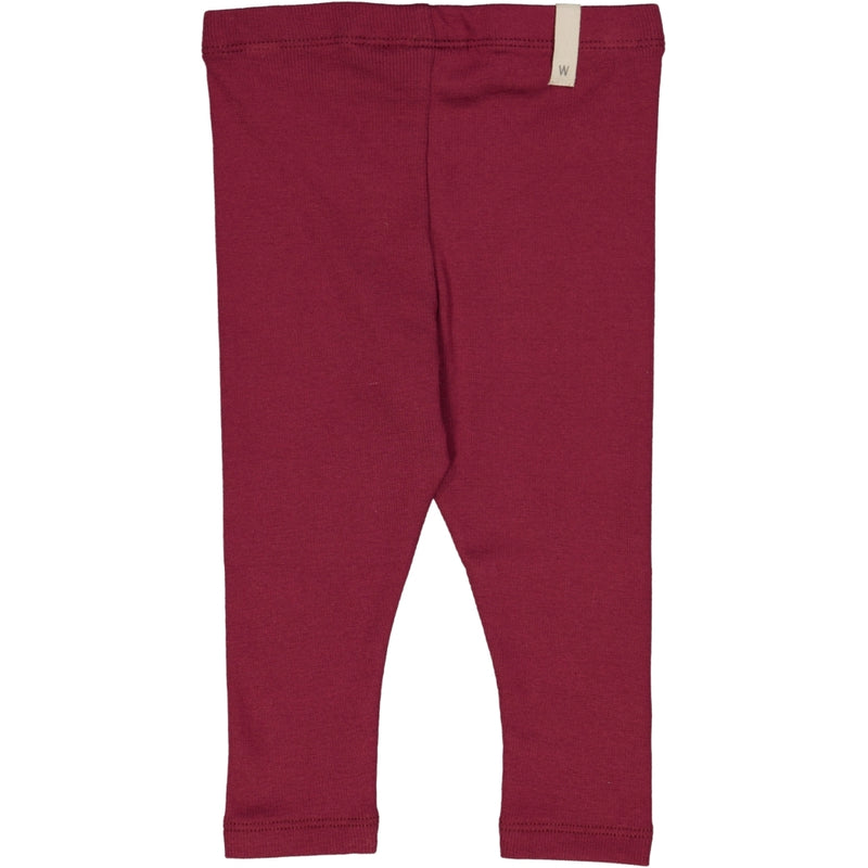 Wheat Main Rib Leggings Leggings 2390 red plum