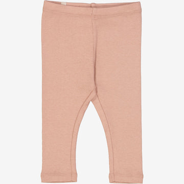 Wheat Main  Rib Leggings | Baby Leggings 2031 rose dawn