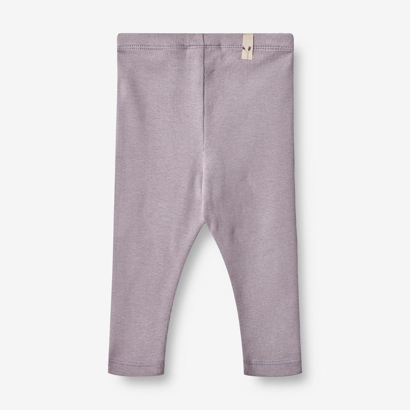 Wheat Main  Rib Leggings Maddy | Baby Leggings 1346 lavender