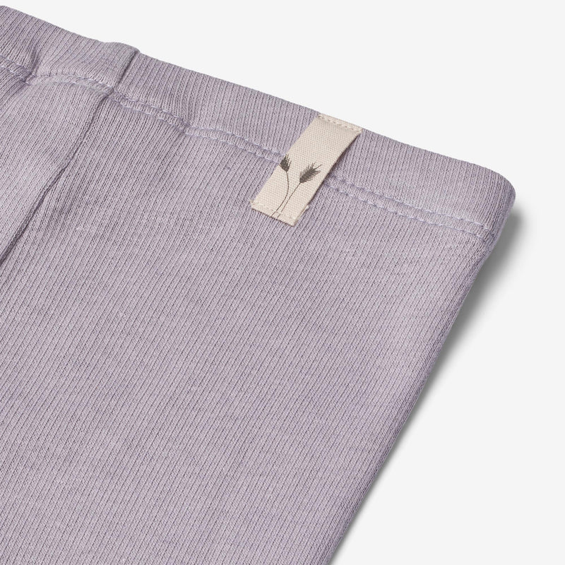 Wheat Main  Rib Leggings Maddy | Baby Leggings 1346 lavender