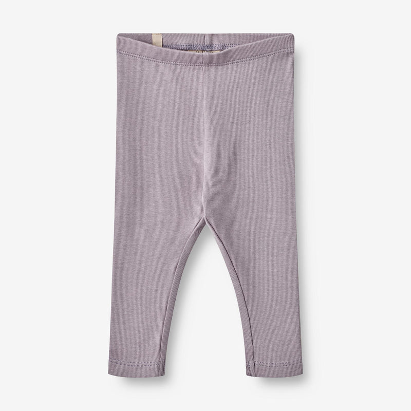 Wheat Main  Rib Leggings Maddy | Baby Leggings 1346 lavender