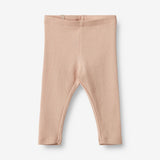 Wheat Main  Rib Leggings Maddy | Baby Leggings 2032 rose dust