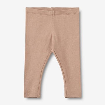 Wheat Main Rib Leggings Maddy | Baby Leggings 1164 nougat rose
