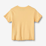 Wheat Main   Rib T-shirt Irene Jersey Tops and T-Shirts 5001 pale apricot