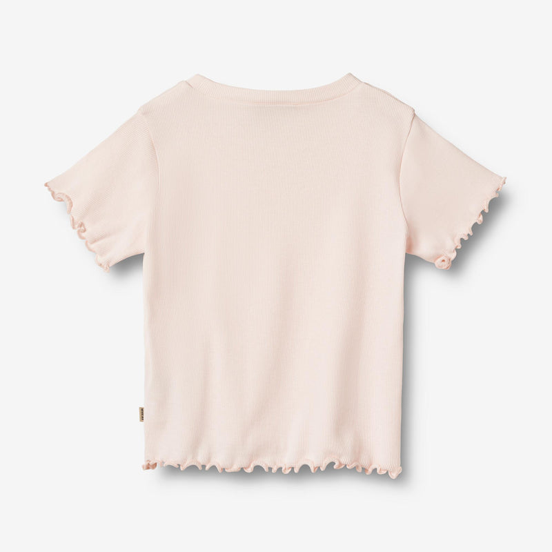 Wheat Main Rib T-shirt Irene Jersey Tops and T-Shirts 2596 soft rose 