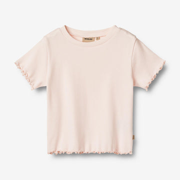 Wheat Main Rib T-shirt Irene Jersey Tops and T-Shirts 2596 soft rose 