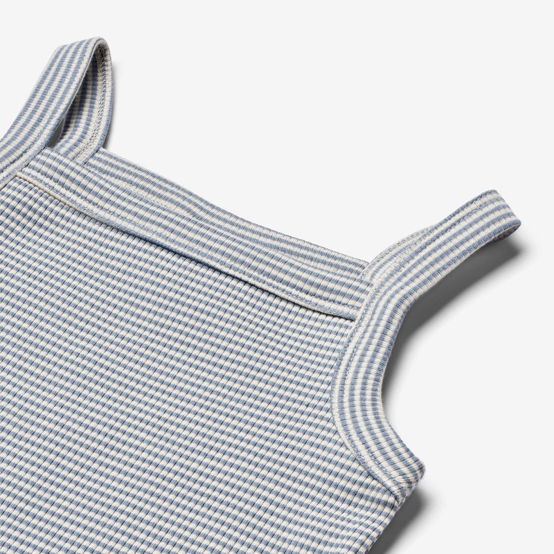 Wheat Main   Rib Top Shelly Jersey Tops and T-Shirts 1048 blue stripe