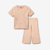 Wheat Main Sæf af T-shirt & Bukser Alicia Set 2475 rose flowers