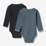 Wheat Main Sæt Af To Body Berti Underwear/Bodies 9548 bright blue stripe