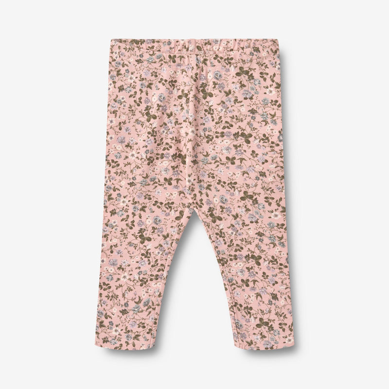 Wheat Main Sæt Af To Leggings Jules Legging 9536 rose powder flowers