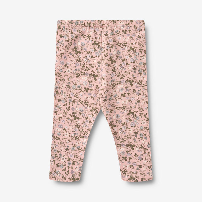 Wheat Main Sæt Af To Leggings Jules Legging 9536 rose powder flowers