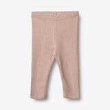 Wheat Main Sæt Af To Rib Leggings Jules Legging 2487 rose powder