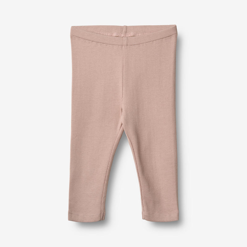 Wheat Main Sæt Af To Rib Leggings Jules Legging 2487 rose powder