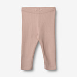 Wheat Main Sæt Af To Rib Leggings Jules Legging 3118 eggplant