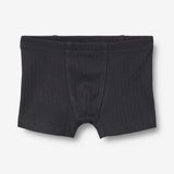 Wheat Main Sæt af 2 Boxershorts Louis Underwear 9432 navy rib stripe