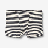 Wheat Main Sæt af 2 Boxershorts Louis Underwear 9432 navy rib stripe
