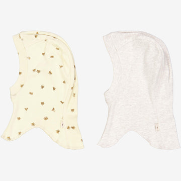 Wheat Main  Sæt af 2 Elefanthuer Amel | Baby Acc 3188 clam bumblebee