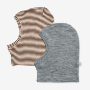 Wheat Wool Sæt af 2 Elefanthuer Kim Accessories 9578 wood stripe