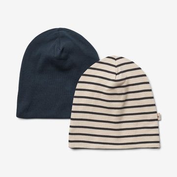 Wheat Main   Sæt af 2 Jersey Huer Aidan Acc 1046 blue navy stripe
