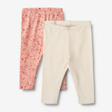 Wheat Main   Sæt af 2 Jersey Leggings Jules Leggings 2285 rosette flowers