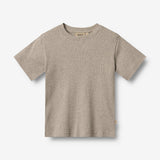 Wheat Main Sæt af 2 Kortærmet Rib T-shirts Fabian T-Shirt 1432 navy