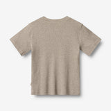 Wheat Main Sæt af 2 Kortærmet Rib T-shirts Fabian T-Shirt 1432 navy
