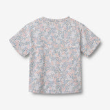 Wheat Main Sæt af 2 Kortærmet T-shirts Ella T-Shirt 2528 powder blue flowers