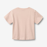 Wheat Main Sæt af 2 Kortærmet T-shirts Ella T-Shirt 2528 powder blue flowers