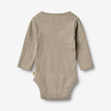 Wheat Main Sæt af 2 Langærmet Rib Body Spencer Body 1432 navy
