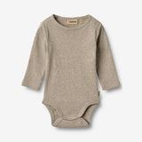 Wheat Main Sæt af 2 Langærmet Rib Body Spencer Body 1432 navy