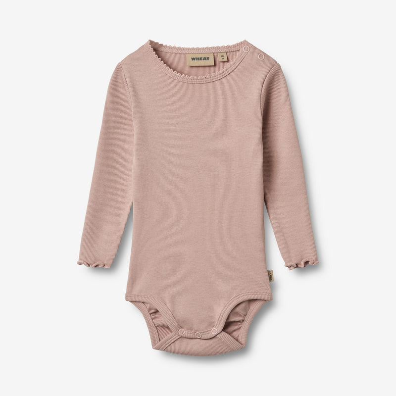 Wheat Main Sæt af 2 Langærmet Body Regitze Body 2487 rose powder