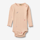 Wheat Main Sæt af 2 Langærmet Body Regitze Body 2475 rose flowers