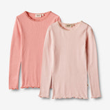 Wheat Main   Sæt af 2 Langærmet Rib T-shirts Reese Jersey Tops and T-Shirts 2510 rosette ballet