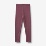 Wheat Main Sæt af 2 Leggings Jules Legging 3118 eggplant