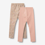 Wheat Main Sæt af 2 Leggings Jules Legging 9409 lilac flower meadow