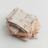 Wheat Main Sæt af 2 Muslin Stofbleer Kaya Accessories 2032 rose dust