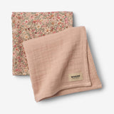 Wheat Main Sæt af 2 Muslin Stofbleer Kaya Accessories 2032 rose dust