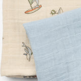 Wheat Main Sæt af 2 Muslin Stofbleer Kaya Accessories 2703 summer sky