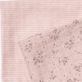 Wheat Main Sæt af 2 Muslin Stofbleer Kaya Accessories 1353 soft lilac flowers