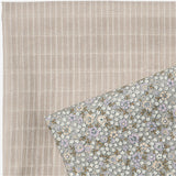 Wheat Main Sæt af 2 Muslin Stofbleer Kaya Accessories 9765 slightly blue flowers